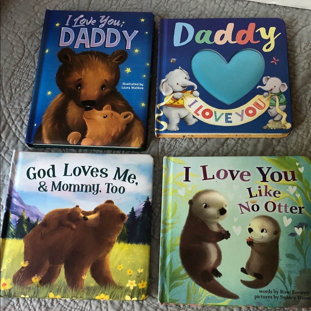 Kids books 'I Love You, Daddy' Children's Board Book - Pack of 4